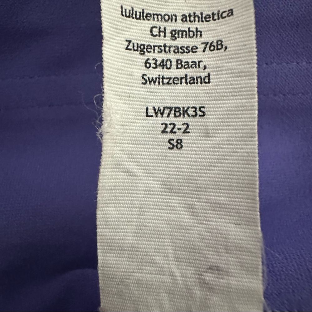 Women's Purple High-Waisted Shorts - Picture 7 of 9